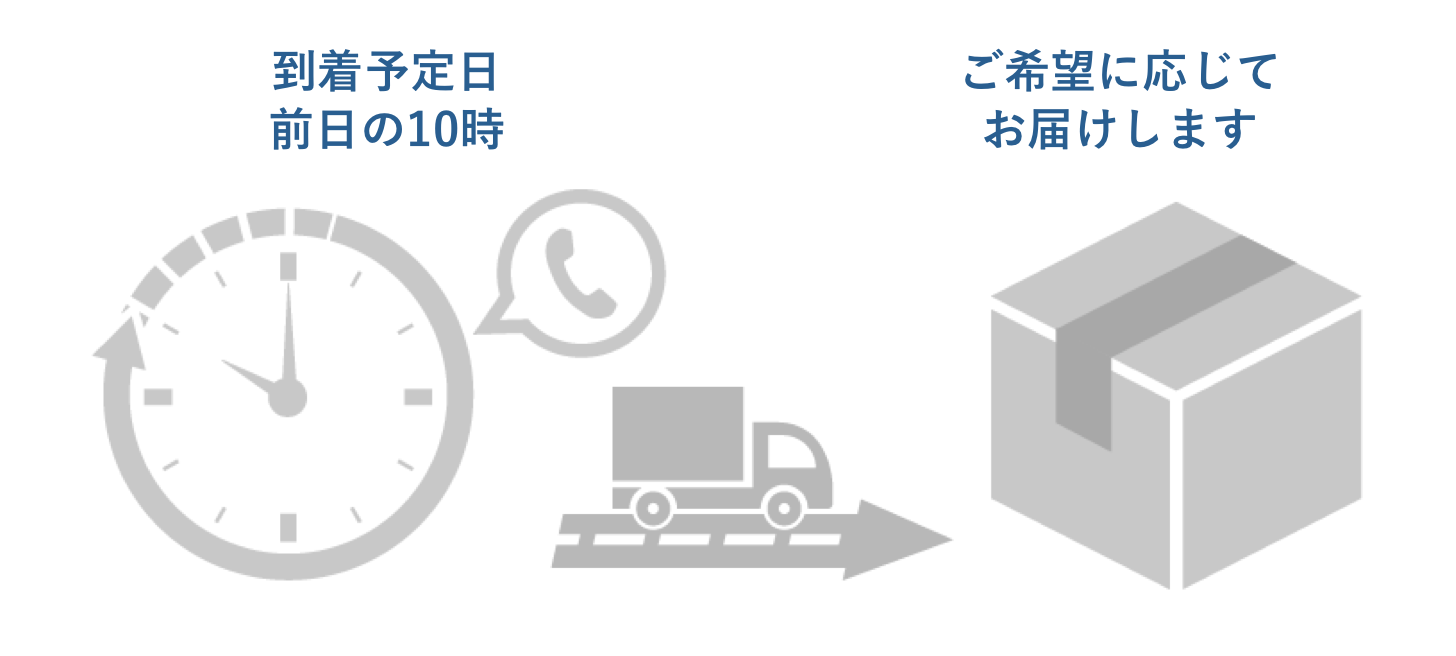 日本全国へ迅速にお届けします